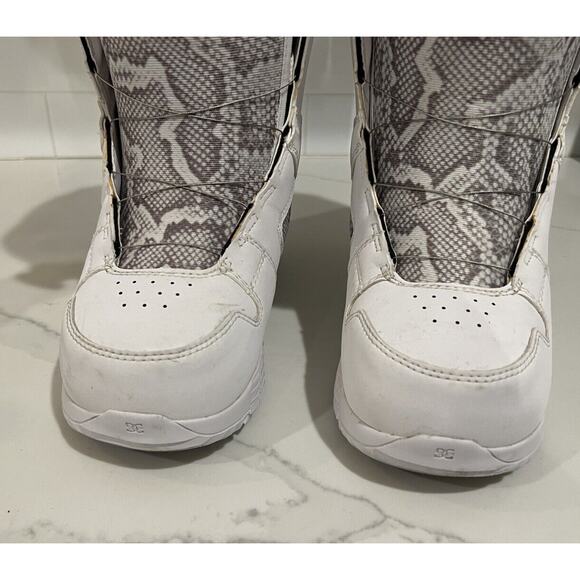 DC Ski Snowboots RL Phase BOA 2023 White Snake Women’s Size 7.5 Classic UNILite - Picture 3 of 13